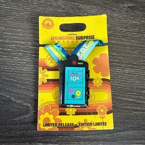 Run Disney Springtime Surprise Monsters Inc Door 10K Medal Pin